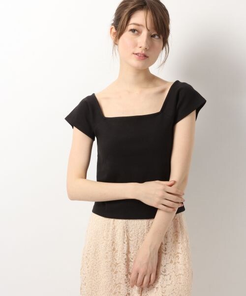 Heather(ヘザー)の「フライス*チビTEE(トップス・ホワイト/ブラック/レッド/マスタード)」の2枚目の写真