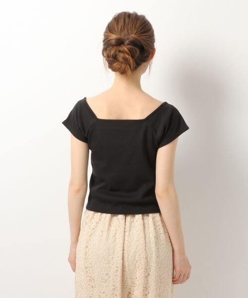 Heather(ヘザー)の「フライス*チビTEE(トップス・ホワイト/ブラック/レッド/マスタード)」の10枚目の写真