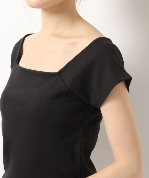 Heather(ヘザー)の「フライス*チビTEE(トップス・ホワイト/ブラック/レッド/マスタード)」の12枚目の写真