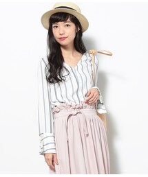 ROPE' PICNIC | ワイドカフスVネックブラウス(トップス)