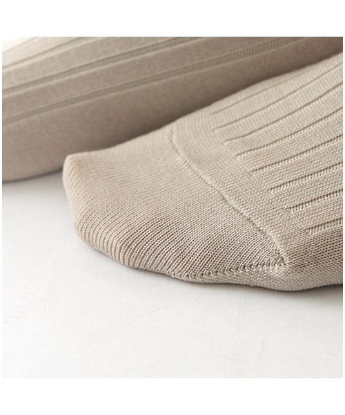 靴下屋（クツシタヤ）の「◆高橋愛さん着用◆冷感ドライ6×2リブショートソックス（ソックス・靴下・レディース・サラシ/シルバーグレー/クロ/ベージュ/シュアカ/シャーベット/オレンジ/キミドリ/ダルサックス/ブルー/コン/ラベンダー・22.0～24.0cm）」の19枚目の写真