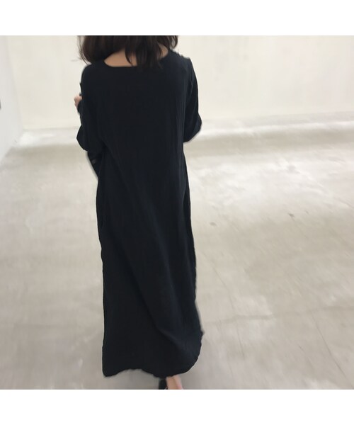 copine(コピン)の「Vネックさらっとロングコットンワンピース(3color)(ワンピース・レディース・その他)」の10枚目の写真