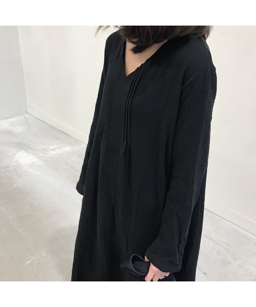 copine(コピン)の「Vネックさらっとロングコットンワンピース(3color)(ワンピース・レディース・その他)」の12枚目の写真