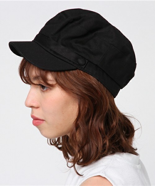 archives（アルシーヴ）の「サマーマリンキャスケット（キャスケット・レディース・ブラック/ネイビー・MEDIUM）」の3枚目の写真