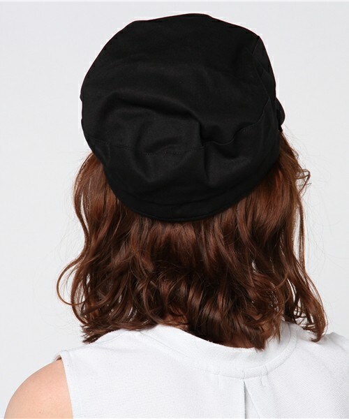 archives（アルシーヴ）の「サマーマリンキャスケット（キャスケット・レディース・ブラック/ネイビー・MEDIUM）」の4枚目の写真