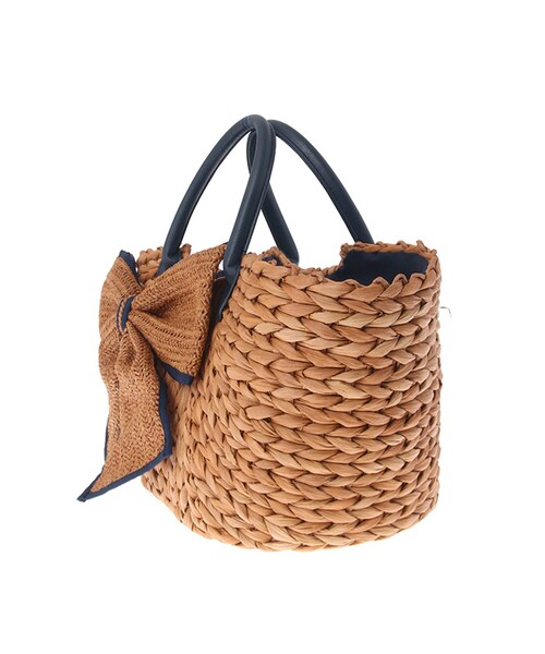 31 Sons de mode（トランテアン　ソン　ドゥ　モード）の「ビッグリボンかごバッグ《予約アイテム》（バッグ・レディース・キャメル/ベージュ・フリー）」の3枚目の写真