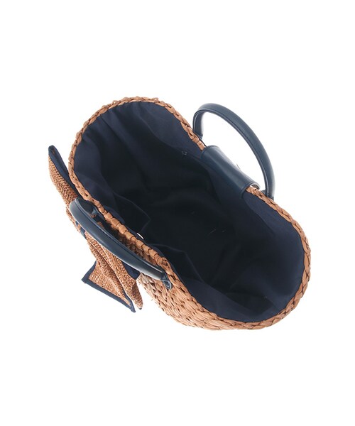 31 Sons de mode（トランテアン　ソン　ドゥ　モード）の「ビッグリボンかごバッグ《予約アイテム》（バッグ・レディース・キャメル/ベージュ・フリー）」の8枚目の写真