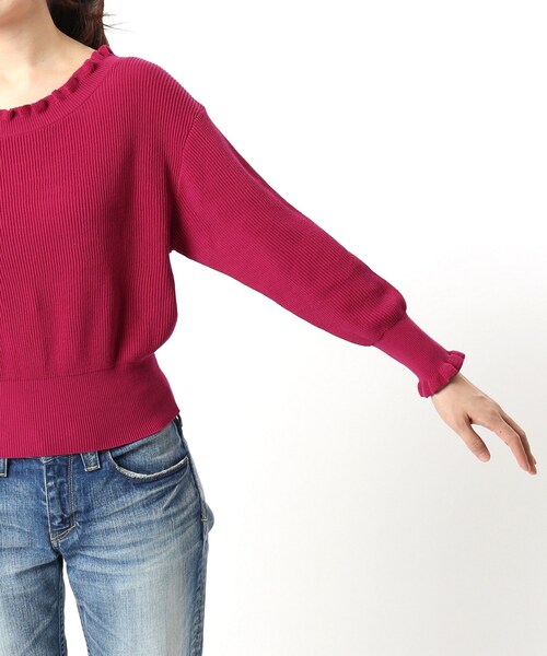 IENA（イエナ）の「《予約》cotton フリル カラー トップス