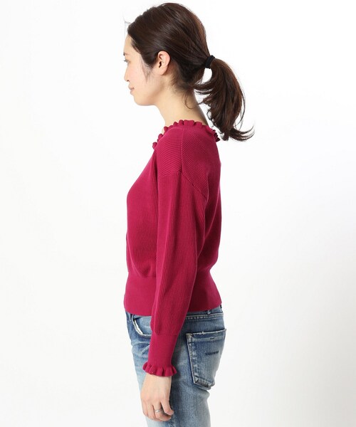 IENA（イエナ）の「《予約》cotton フリル カラー トップス