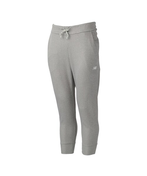 NEW BALANCE(ニューバランス)の「【30%OFF】 スウェットクロップドパンツ(ウイメンズ > アパレル > トレーニング・レディース・HC ヘザーチャコール/HGR ヘザーグレー・S/M/L/XL)」の1枚目の写真