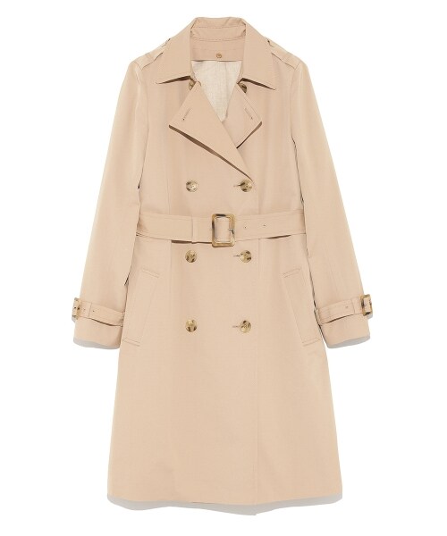 FRAY I.D(フレイアイディー)の「トレンチコート(トレンチコート・レディース・IVR/BEG・0/1)」の2枚目の写真