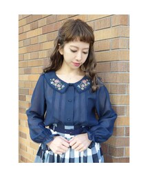 F i.n.t | フラワークロスステッチブラウス/F i.n.t(シャツ/ブラウス)