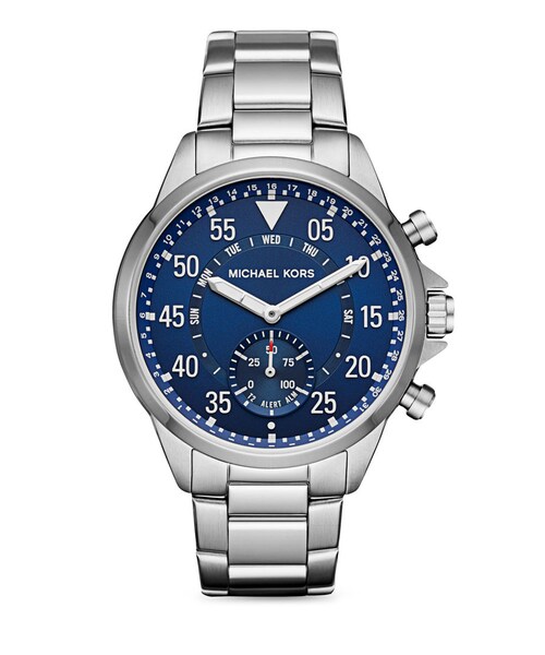 michael kors gage stainless steel hybrid smartwatch