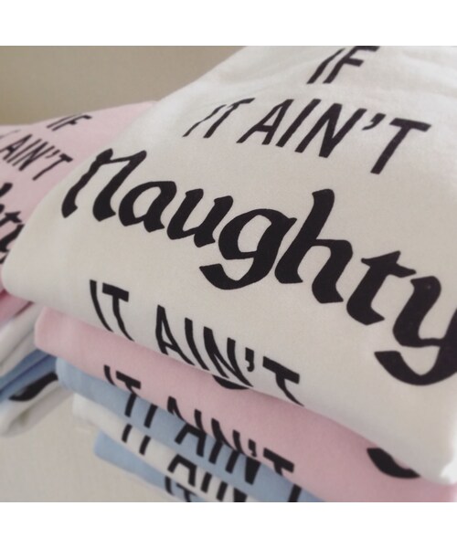 NAUGHTY (kobe)（ノーティー）の「AIN'T NAUGHTY CREWNECK SWEATSHIRTS（スウェット・メンズ・その他）」の2枚目の写真