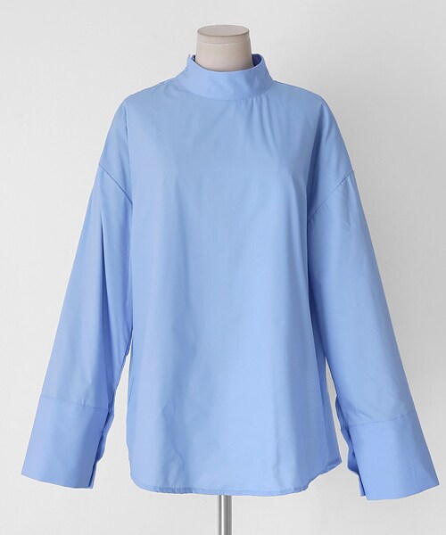 DHOLIC（ディーホリック）の「モックネックショルダーボタンシャツ（シャツ/ブラウス・レディース・FREE）」の3枚目の写真