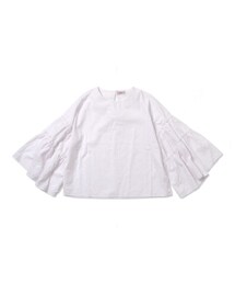 flower | stripe frill blouse ～ｽﾄﾗｲﾌﾟﾌﾘﾙﾌﾞﾗｳｽ(シャツ/ブラウス)