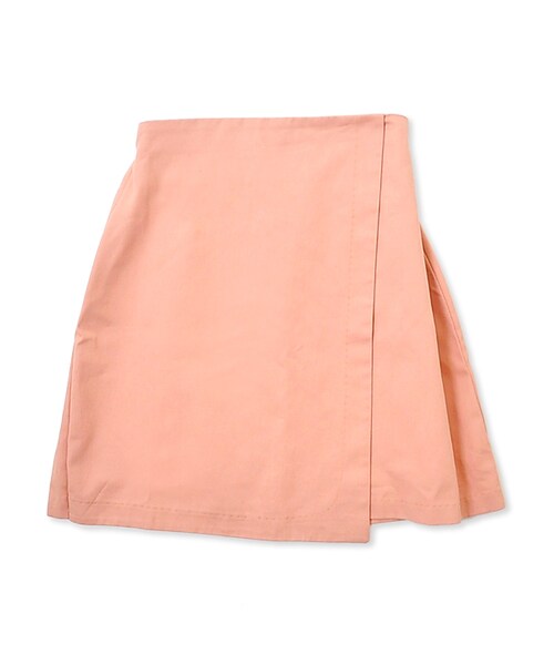flower（フラワー）の「wrap mini skirt～ラップミニスカート（スカート・レディース・beige/pink/blue/red・FREE）」の3枚目の写真
