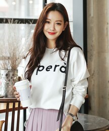 DHOLIC | Operaロゴスウェットプルオーバー(スウェット)