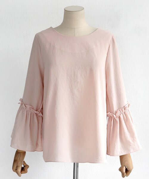 DHOLIC（ディーホリック）の「ラウンドネックフレアスリーブブラウス（シャツ/ブラウス・レディース・FREE）」の3枚目の写真