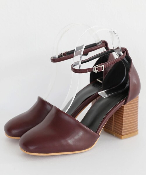 DHOLIC（ディーホリック）の「ウッドヒールアンクルストラップシューズ（その他シューズ・レディース・225/230/235/240/245/250）」の3枚目の写真