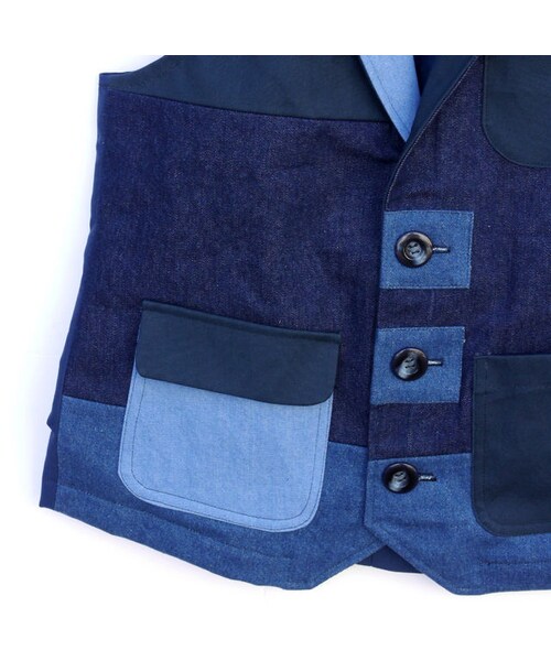 NIRAME.CO(ニラメッコ)の「すごろくベスト。 デニム(ベスト・メンズ・その他)」の8枚目の写真