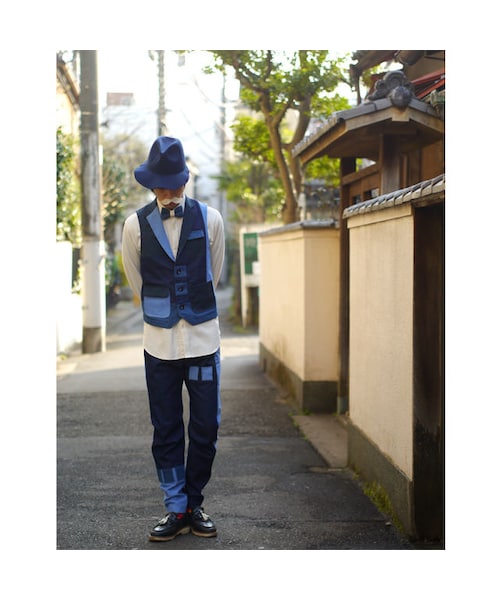 NIRAME.CO(ニラメッコ)の「すごろくベスト。 デニム(ベスト・メンズ・その他)」の3枚目の写真