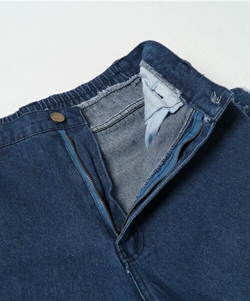 archives（アルシーヴ）の「【WEB限定】フリンジデニムバギーパンツ（デニムパンツ・レディース・ブルー/ネイビー/サックスブルー・MEDIUM）」の13枚目の写真