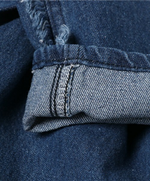 archives（アルシーヴ）の「【WEB限定】フリンジデニムバギーパンツ（デニムパンツ・レディース・ブルー/ネイビー/サックスブルー・MEDIUM）」の14枚目の写真
