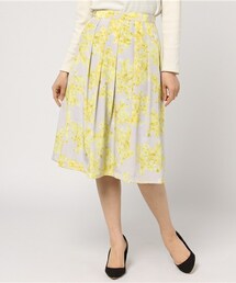 Cheek | 花柄タックスカート(スカート)