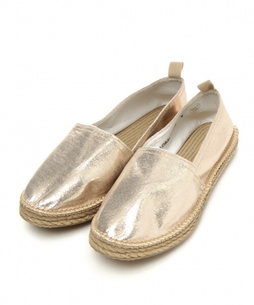 GLOBAL WORK（グローバルワーク）の「エスパドリーユ Women（シューズ・ホワイト(レース)/ブラック(レース)/シルバー/フラワー/ゴールド/パイナップル）」の4枚目の写真