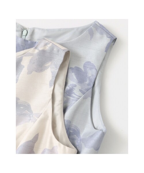 URBAN RESEARCH ROSSO WOMEN(アーバンリサーチ ロッソ)の「シャンタンプリントドレス(その他・レディース・IVORY×GRY/GRAY×LAVE・FREE)」の18枚目の写真