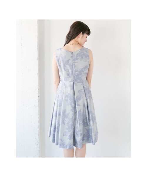 URBAN RESEARCH ROSSO WOMEN(アーバンリサーチ ロッソ)の「シャンタンプリントドレス(その他・レディース・IVORY×GRY/GRAY×LAVE・FREE)」の11枚目の写真