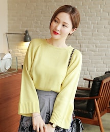 DHOLIC | スクエアネックニットプルオーバー(ニット/セーター)