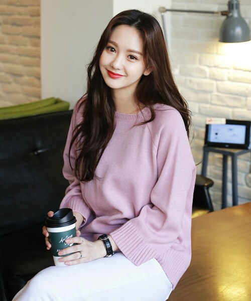 DHOLIC(ディーホリック)の「スクエアネックニットプルオーバー(ニット/セーター・レディース・FREE)」の4枚目の写真