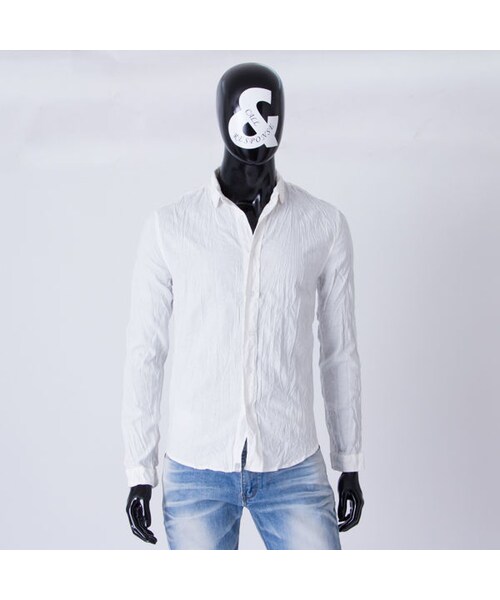 CALL&RESPONSE（コールアンドレスポンス）の「ワッシャー リネン 長袖 シャツ  /  ＣＡＬＬ ＆ ＲＥＳＰＯＮＳＥ/ 171-1211-04（シャツ/ブラウス・メンズ・その他）」の5枚目の写真