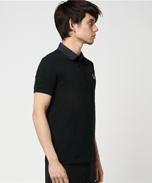 ラフシモンズ フレッドペリー ポロシャツrafsimons 中古・古着通販】RAF SIMONS (ラフシモンズ) FRED PERRY