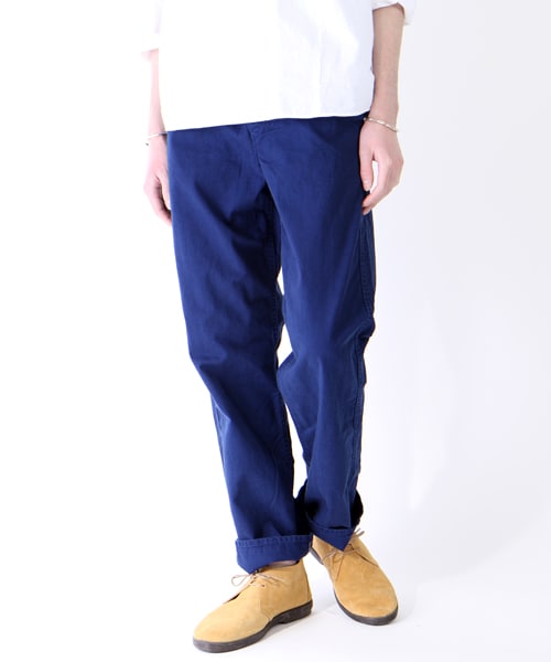 orSlow（オアスロウ）の「FRENCH WORK PANTS（パンツ・オフホワイト/ベージュ/ブルー・1/2）」の3枚目の写真