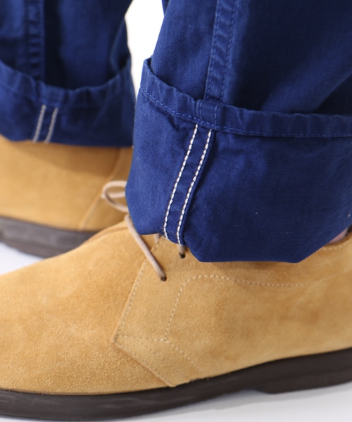 orSlow（オアスロウ）の「FRENCH WORK PANTS（パンツ・オフホワイト/ベージュ/ブルー・1/2）」の10枚目の写真