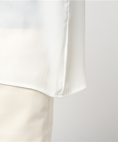 Cheek（チーク）の「金具付きブラウス（シャツ/ブラウス・レディース・オフホワイト/ネイビー/ピンク・MEDIUM）」の9枚目の写真