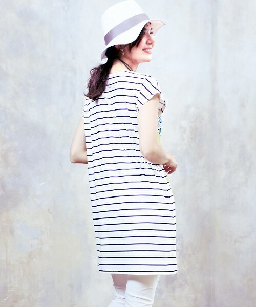 Bou Jeloud（ブージュルード）の「ブライトフラワー　カットチュニック（Tシャツ/カットソー・レディース・A/B/C・FREE）」の13枚目の写真