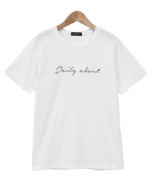 Dailyabout | ベーシックDAILYABOUTプリント半袖Tシャツ(P0000WTQ)(Tシャツ/カットソー)