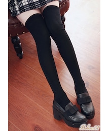 Bobon21 | 羊毛混ニーハイソックス(ソックス/靴下)