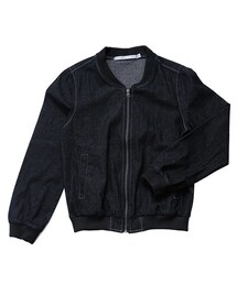 aimoha | ベーシックデニムブルゾン(ブルゾン)