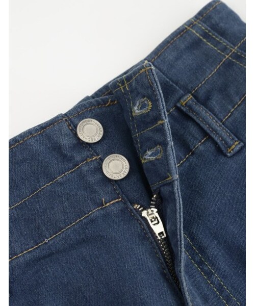 Re:EDIT（リエディ）の「ハイウエストワイドデニム[2017春夏新作]（パンツ・レディース・ダークブルー/ライトブルー・S/M）」の12枚目の写真