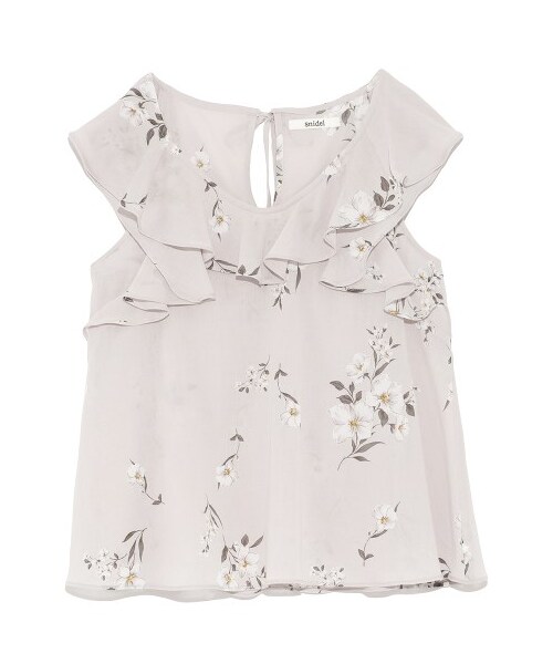 SNIDEL（スナイデル）の「スプリングフラワーコットンブラウス  