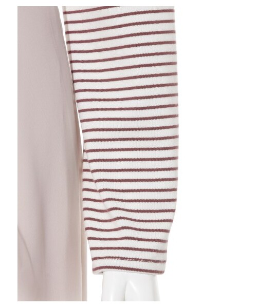 SNIDEL(スナイデル)の「バックシャンボーダートップス(プルオーバー・レディース・NVY/BRD/GRY・F)」の9枚目の写真