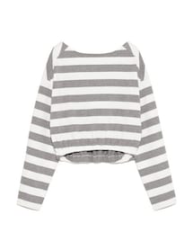 SNIDEL | バックシャンボーダートップス(トップス)