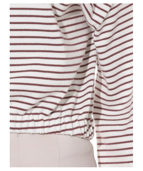 SNIDEL(スナイデル)の「バックシャンボーダートップス(プルオーバー・レディース・NVY/BRD/GRY・F)」の10枚目の写真