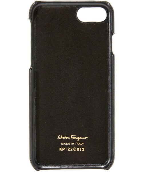 *SALVATORE FERRAGAMO* Gancini iPhone X Leather Case Ferragamo Iphone Salvatore Ferragamo Black Mini Gianco
