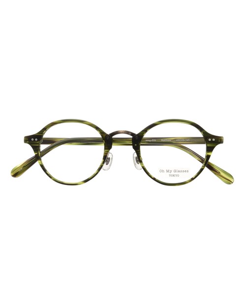Oh My Glasses TOKYO（オーマイグラス）の「Oh My Glasses TOKYO マシュー omg-026-6（メガネ・緑・45□23-145）」の4枚目の写真